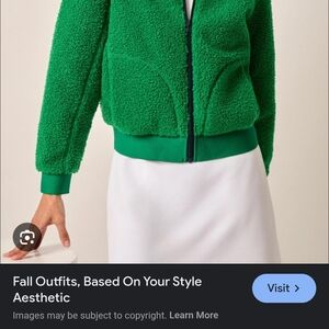 johnnie-O Vibrant Green Teddy Jacket